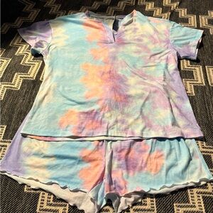 Ekouaer Tie-Dye Pajamas